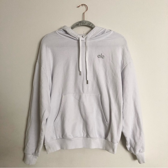 Alo Yoga Accolade Hoodie White XS - Picture 6 of 14